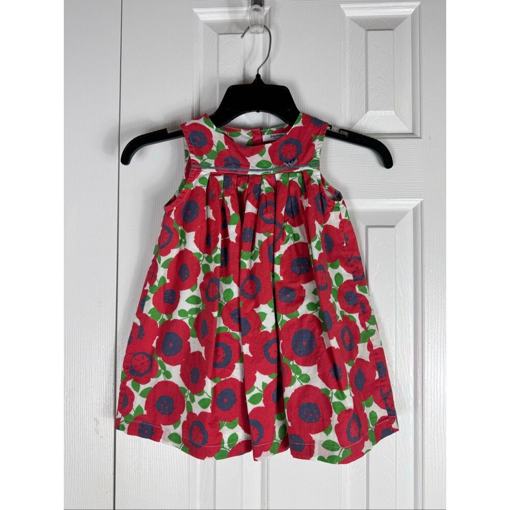 Baby Boden Girls Poppy Print Dress Size 2-3t